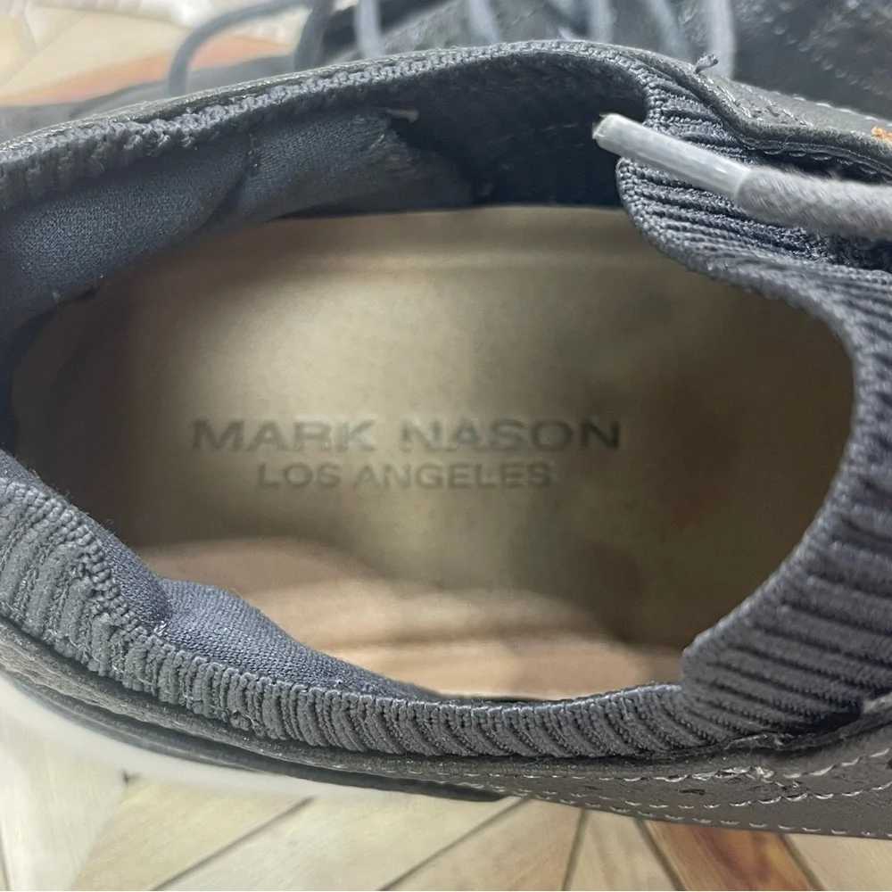 Mark Nason Men's Neo Casual Creswell Wingtip Oxford Size 10 Navy‎ S6